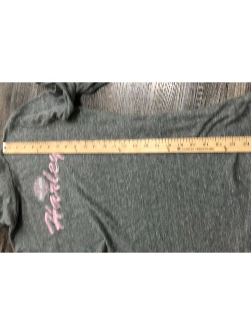 Harley-Davidson Womens Medium Gray Long Sleeve Turtle Neck Shirt - Picture 7 of 7